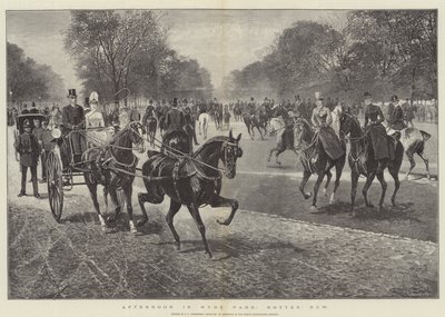 Afternoon in Hyde Park, Rotten Row by Jan van Chelminski